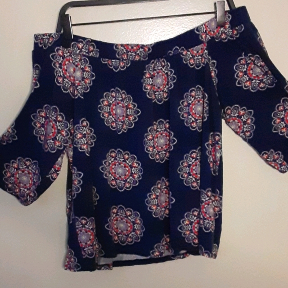 Loveappella off the shoulder top